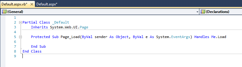 آموزش ویرایش کد صفحات ASP.Net