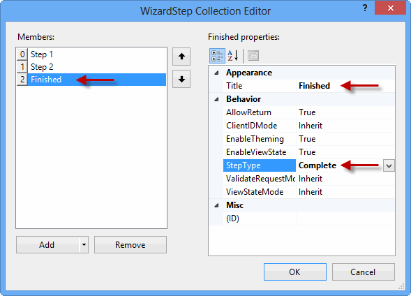 اضافه کردن یک مرحله جدید به کنترل ویزارد Wizard ASP.Net