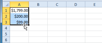 Drag و Drop کردن خانه های جدول در Excel 2010