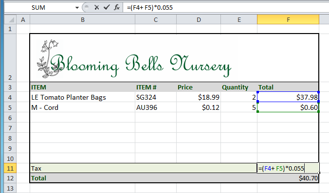 اولویت عملگرها در فرمول های Excel 2010