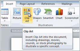    قرار دادن ClipArt