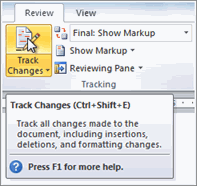   فعال کردن Track Change  