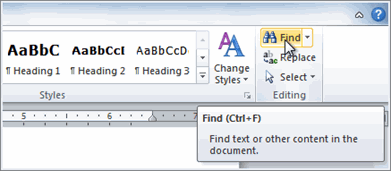جستجو برای متن Find  و Replace